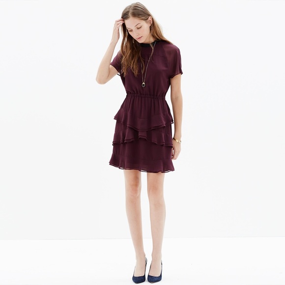 Dresses & Skirts - Madewell Maroon Radiant Dress